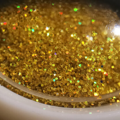 Glitter holográfico amarillo